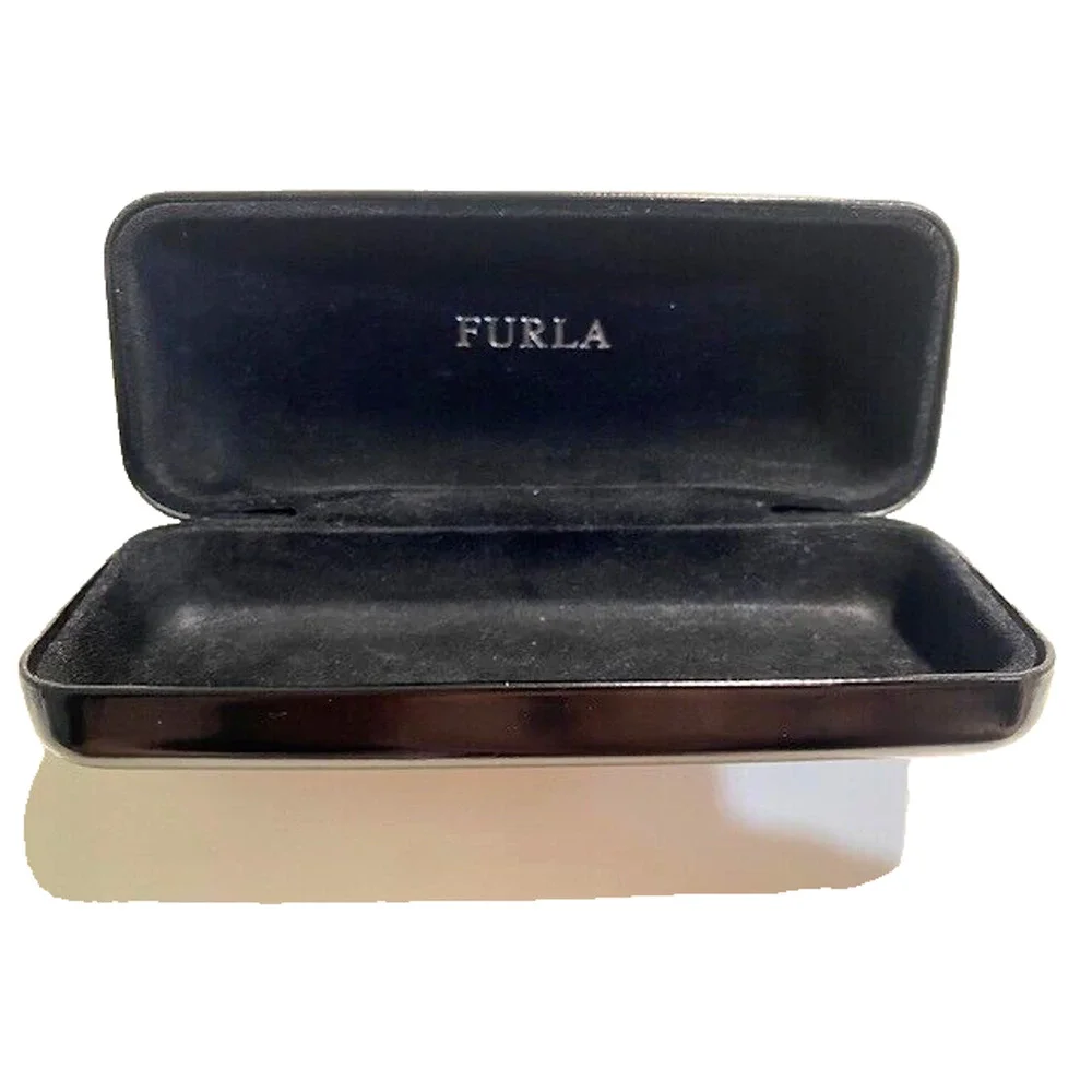 FURLA - CASE ONLY - Pre-owned Glasses/Sunglasses Black case empty Clamshell